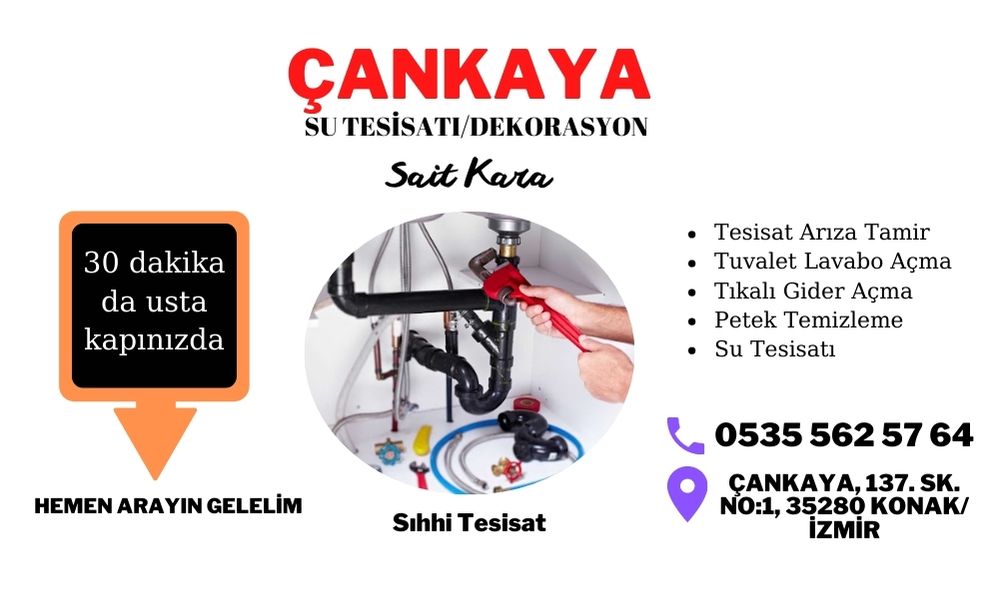 izmir çankaya su kaçağı tespiti